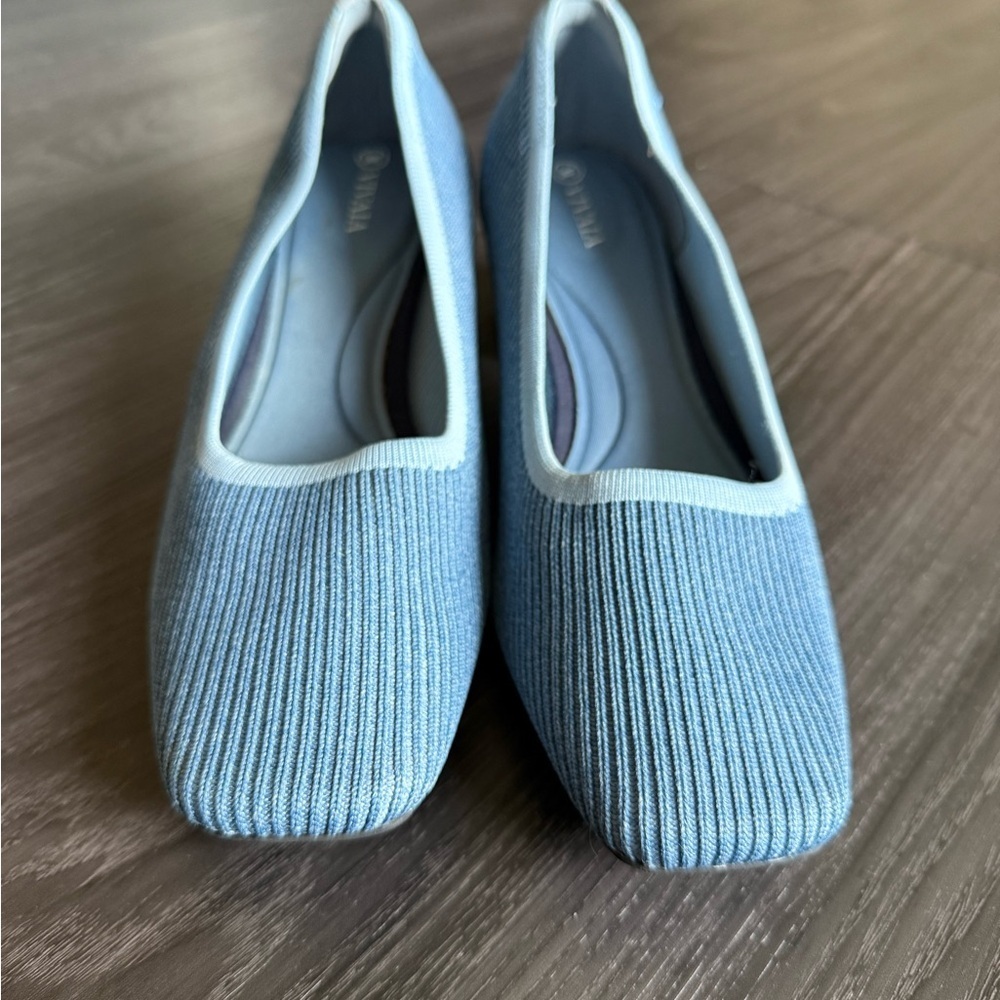 Vivaia Melody 2.0 Square Toe Chunky Heel Denim Blue - Picture 4 of 11